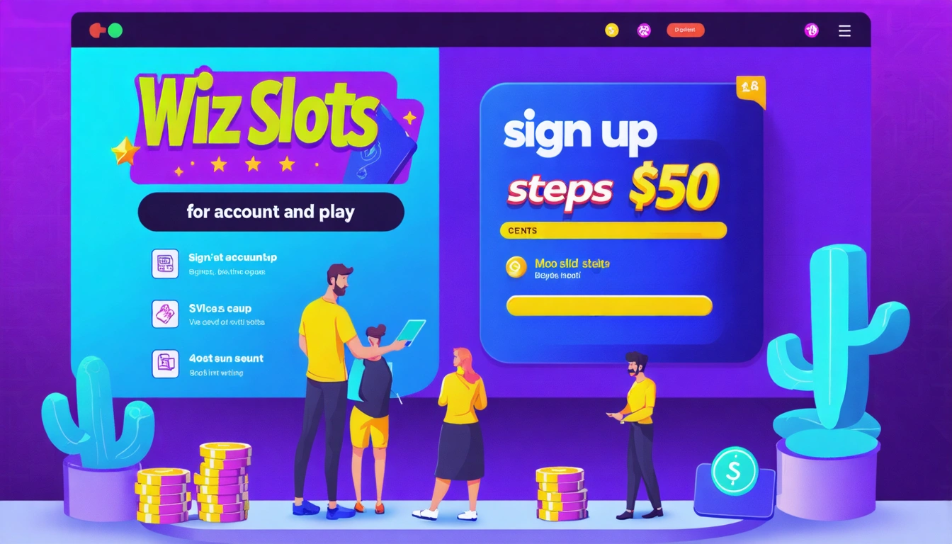 Wiz slots sign up steps for account setup and play